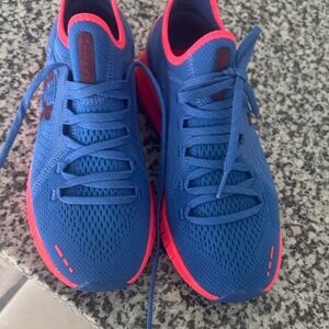 Under Armour Blue and Pink Running Shoes